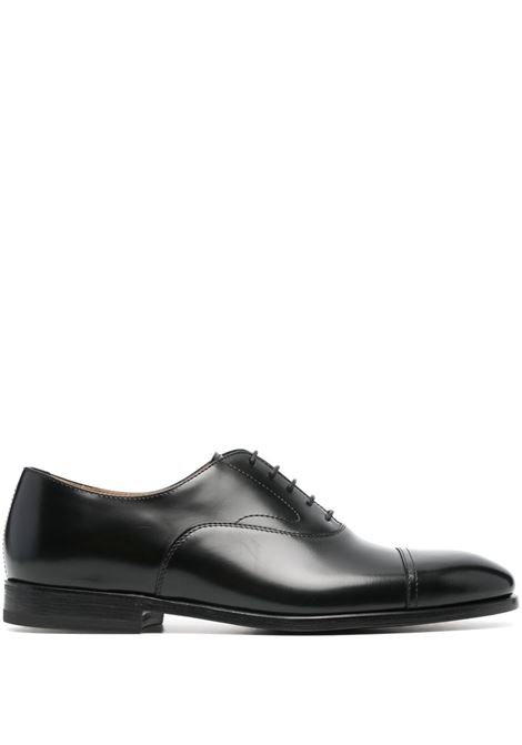 Black polished Derby shoes - HENDERSON BARACCO men